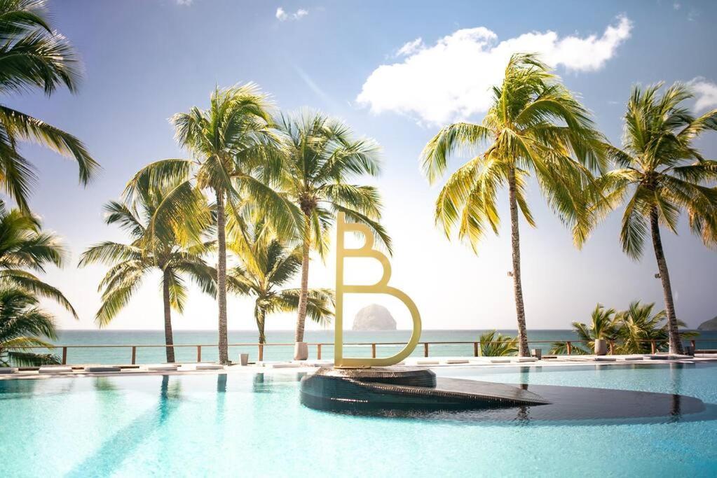 Le Bo Studio - Logement Standing Vue Mer & Piscine Le Diamant Eksteriør bilde